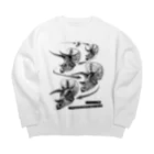 segasworksのTriceratops prorsus growth series Big Crew Neck Sweatshirt