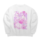 かわいいもののおみせ　いそぎんちゃくのゆめかわナースちゃん Big Crew Neck Sweatshirt