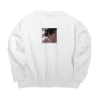 ﾐ゜の煙草（余白🈶） Big Crew Neck Sweatshirt