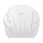 水草の近未来カー Big Crew Neck Sweatshirt