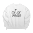 ドリームランドのなかよし Big Crew Neck Sweatshirt