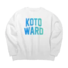 JIMOTOE Wear Local Japanの江東区 KOTO WARD Big Crew Neck Sweatshirt