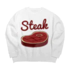 DRIPPEDのSteak-ステーキ- Big Crew Neck Sweatshirt