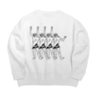 stereovisionの踊るキリスト+局部にはスリスリくん Big Crew Neck Sweatshirt