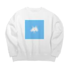 nekogamogomogoのもくもん Big Crew Neck Sweatshirt