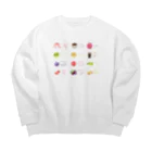 そらまめのいろいろな分子 Big Crew Neck Sweatshirt