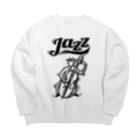 DRIPPEDのJazz-ジャズ- Big Crew Neck Sweatshirt