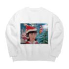 おのメリークリスマス!! Big Crew Neck Sweatshirt