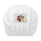 oyosamaの密かなオタク Big Crew Neck Sweatshirt