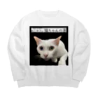 nekocafe_nekocyan_no_ieのねこカフェ猫ちゃんの家　ビッグシルエットスウェット Big Crew Neck Sweatshirt