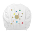 The_Light_Bridgeの虹チャクラ裏版 Big Crew Neck Sweatshirt