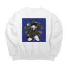 かる葉の蜘蛛 Big Crew Neck Sweatshirt