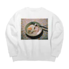 Kensuke Hosoyaのハムエッグ Big Crew Neck Sweatshirt