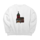 気ままに創作　よろず堂の洋館 Big Crew Neck Sweatshirt