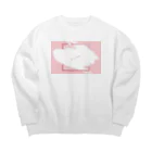 lovedogsの#lovedogs (ロゴver.) Big Crew Neck Sweatshirt