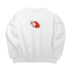 おちびTのらんちゅう Big Crew Neck Sweatshirt