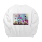 昭和ドリームスターズの昭和ドリームスターズ「えもえもとくめいきぼう」 Big Crew Neck Sweatshirt