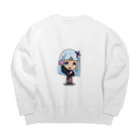 だいちゃん(∀)＠【だいちゃん.com】のだいちゃん.comひまりちゃんグッズ Big Crew Neck Sweatshirt