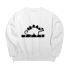 nyaoooのすてすてごさうるす Big Crew Neck Sweatshirt