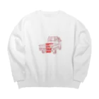 鈴木　ミツケタの軽トラガス欠 Big Crew Neck Sweatshirt