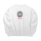 adorable rotus rootsのしんぷるがーる Big Crew Neck Sweatshirt