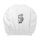 黒瀬のくまの 寝る前のくま Big Crew Neck Sweatshirt