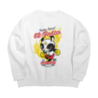 Milk☆Dipperの02☆PAN【オツパン】 Big Crew Neck Sweatshirt