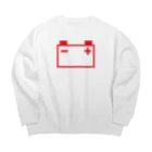 misakatakutoのチャージランプ2 Big Crew Neck Sweatshirt