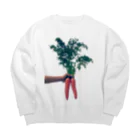 NagamiPoppyのcarrot 2 Big Crew Neck Sweatshirt