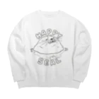 YouStoreのHappy Seal Big Crew Neck Sweatshirt