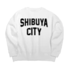 JIMOTO Wear Local Japanの渋谷区 SHIBUYA WARD ロゴブラック ビッグシルエットスウェット