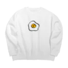 yuuhiのおみせの目玉焼きくん Big Crew Neck Sweatshirt