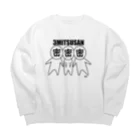 はちよんごの３密さん。 Big Crew Neck Sweatshirt