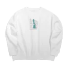 ゆづの私を押さないで Big Crew Neck Sweatshirt