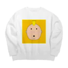 Buzaemonのシャイモヒカンくん Big Crew Neck Sweatshirt