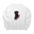 とこまのわんぬ Big Crew Neck Sweatshirt