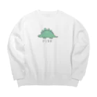 しょんぼりざうるすのすてござうるす Big Crew Neck Sweatshirt