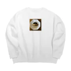 Zoninmallの舌平目のムニエル　お料理シリーズ　魚 Big Crew Neck Sweatshirt