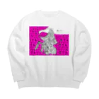 itsu໒꒱･゜(イツ)の殺したい Big Crew Neck Sweatshirt