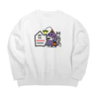 やつはしのオバケのムモロ君 Big Crew Neck Sweatshirt