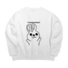 毛並みんのイラスト毛並みん・衣類 Big Crew Neck Sweatshirt