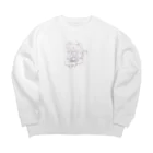 pes1124のぎゅむ Big Crew Neck Sweatshirt