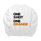 テキーラを飲まない理由がみつからないのONE SHOT ONE ORANGE Big Crew Neck Sweatshirt