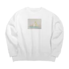 とっとオフィシャルグッズショップのとっとへび Big Crew Neck Sweatshirt