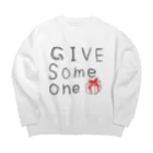 Christmas TailorのPresent to someone Big Crew Neck Sweatshirt