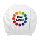 ねこのかくれが的ひみつきちハウスのHue Circle 色相環12 ビッグシルエットスウェット