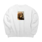 シャンティの聞こえません犬 Big Crew Neck Sweatshirt