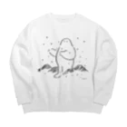 大浜綾子のだいだらぼっち　雪 Big Crew Neck Sweatshirt