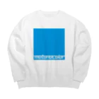 MOTONOCOLOR OFFICIAL ONLINE STORE "MOTONO STORE"のシアンビッグトレーナー Big Crew Neck Sweatshirt