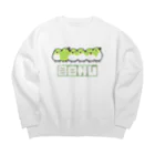 にゃんこふののめじろおし Big Crew Neck Sweatshirt